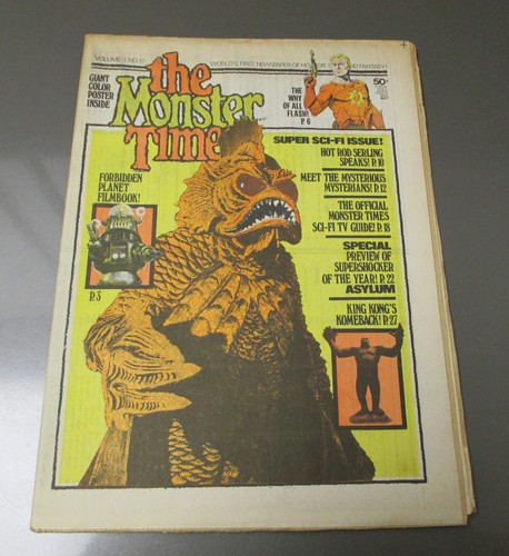 1972 monster times 17 - monster, vg+