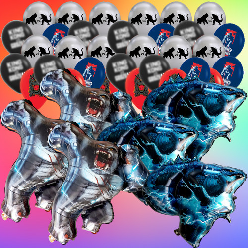 Godzilla king kong palloncino - king,